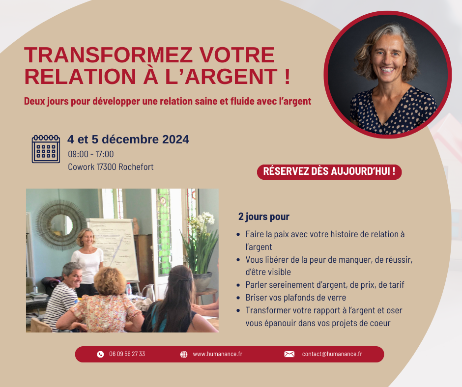 Transformez votre relation à l'argent !